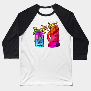 Easter Island Tiki Mugs Baseball T-Shirt